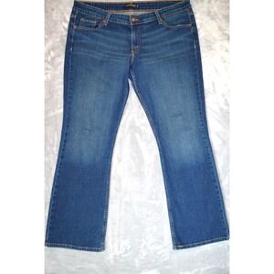 Levis Too Superlow 524Jeans Womens 17 Medium Low Rise Button Pockets Flare
